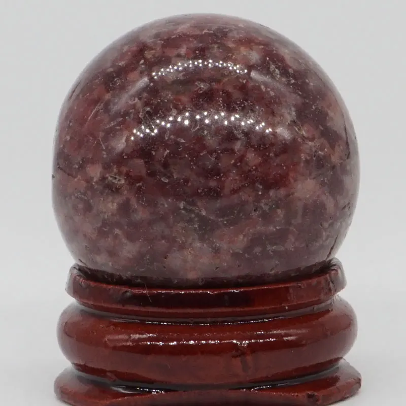 

Natural Red Spot Jasper Ball Natural Mineral Quartz Sphere Hand Massage Crystal Ball Healing Feng Shui Home Decor Accessory 30mm