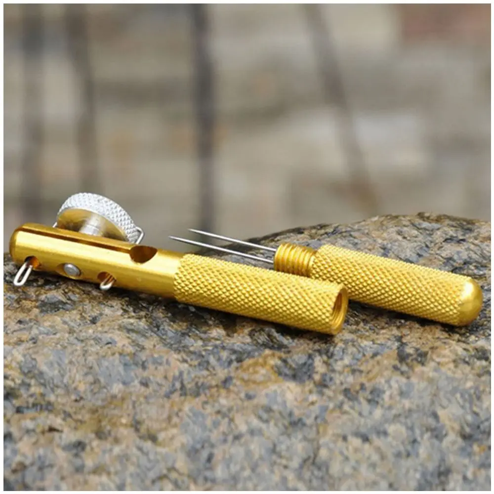 HLBY-Aluminum Alloy Fishing Hook Fish Line knotter Double-headed Needle Device | Спорт и развлечения