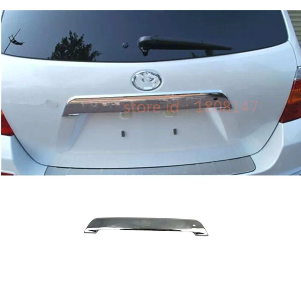 Накладка на заднюю дверь номерного знака для Toyota high Lander 2008 2009 2010 2011 ABS