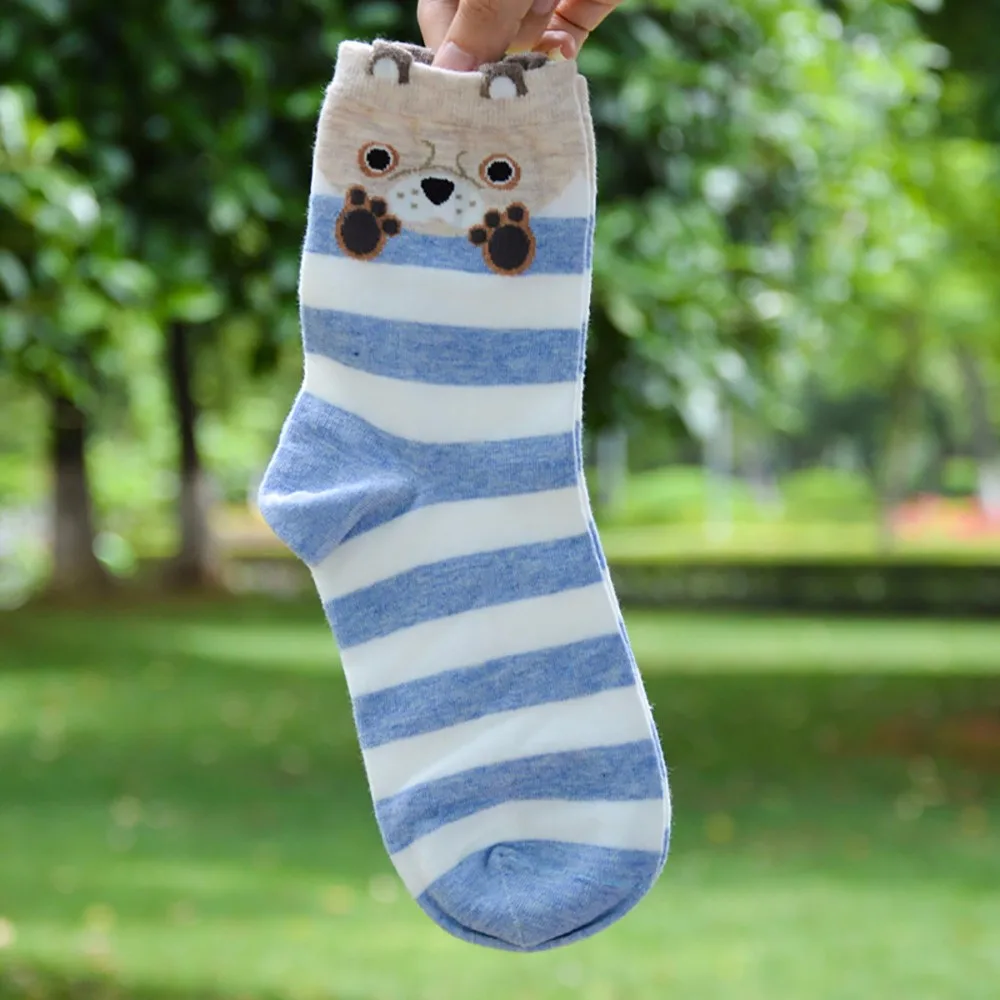 Горячая Распродажа зимние женские милый маленький зверь носки в трубке **|socks