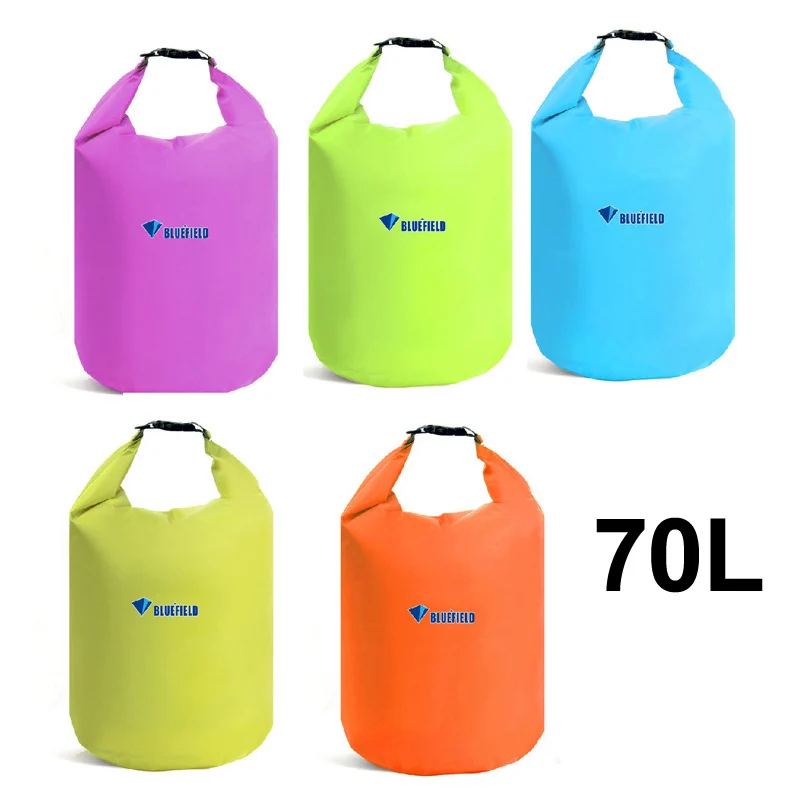 70L 5 шт./ot Портативный 10L 20L 40L 70L Водонепроницаемый Открытый сухой мешок для сплав на каноэ каяках Спорт походы путешествия комплект - Цвет: 70L