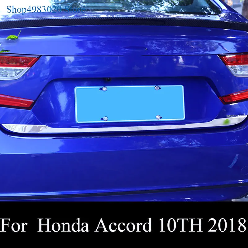 Декоративная лента для багажника handa accord 10th 2018|Хромирование| |