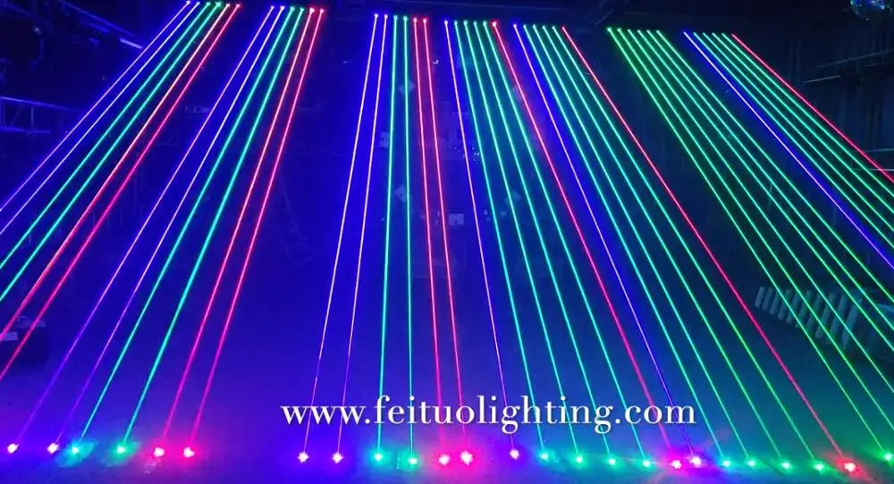 Новый 6 головок лазерный луч бар светильник DMX Лазерная движущаяся головка Вт RGB