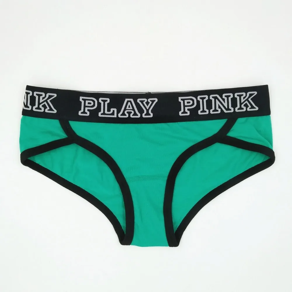 Женское нижнее белье Pholeey из хлопка с низкой талией и надписью P17029 | Женская