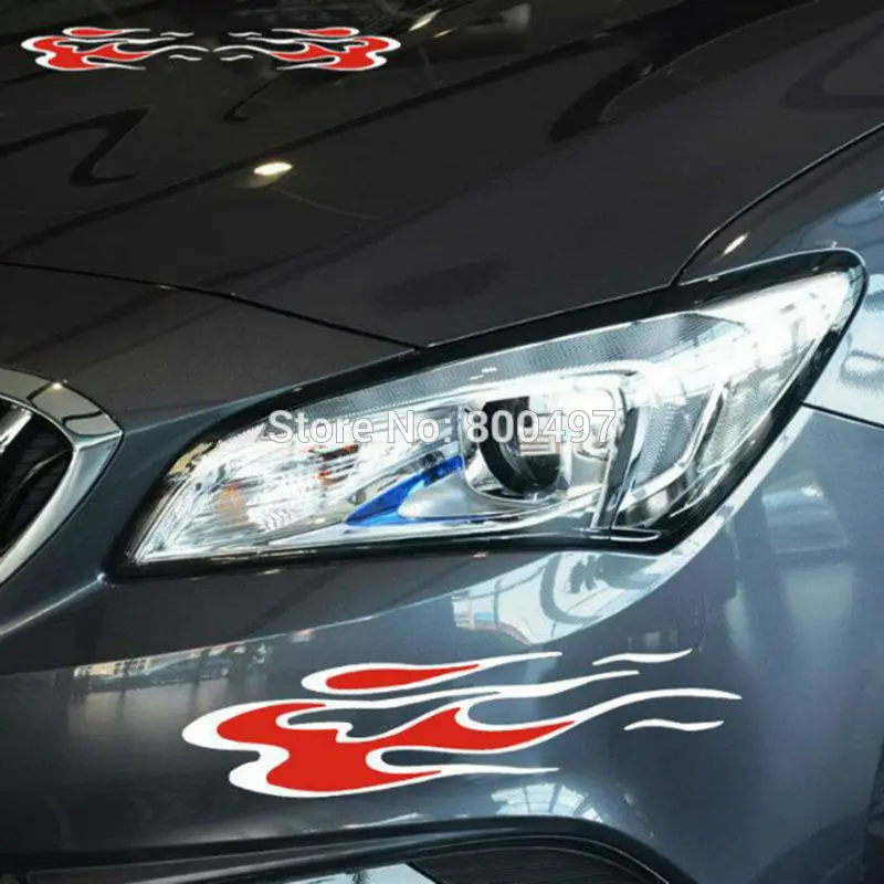 2 x авто-Стайлинг креативные автомобильные стикеры накладки на заказ наклейка в