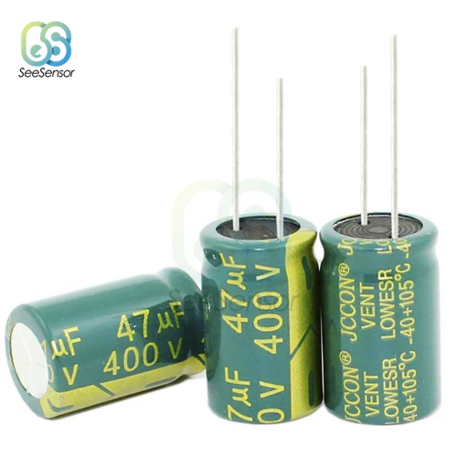 400V 47UF 2PCS 100V 250V 400V 450V Алюминий электролитический конденсатор с алюминиевой крышкой, 22 мкФ 47 мкФ 68 мкФ 100 мкФ 120 мкФ 220 мкФ 330 мкФ 470 мкФ 1000 мкФ - Цвет: 400V 47UF 2PCS