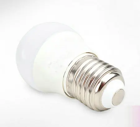 Светодиодные лампы 3 Вт SMD2835 AL + пластик ПК G45 A45 E27 Бесплатная доставка 100 шт./лот