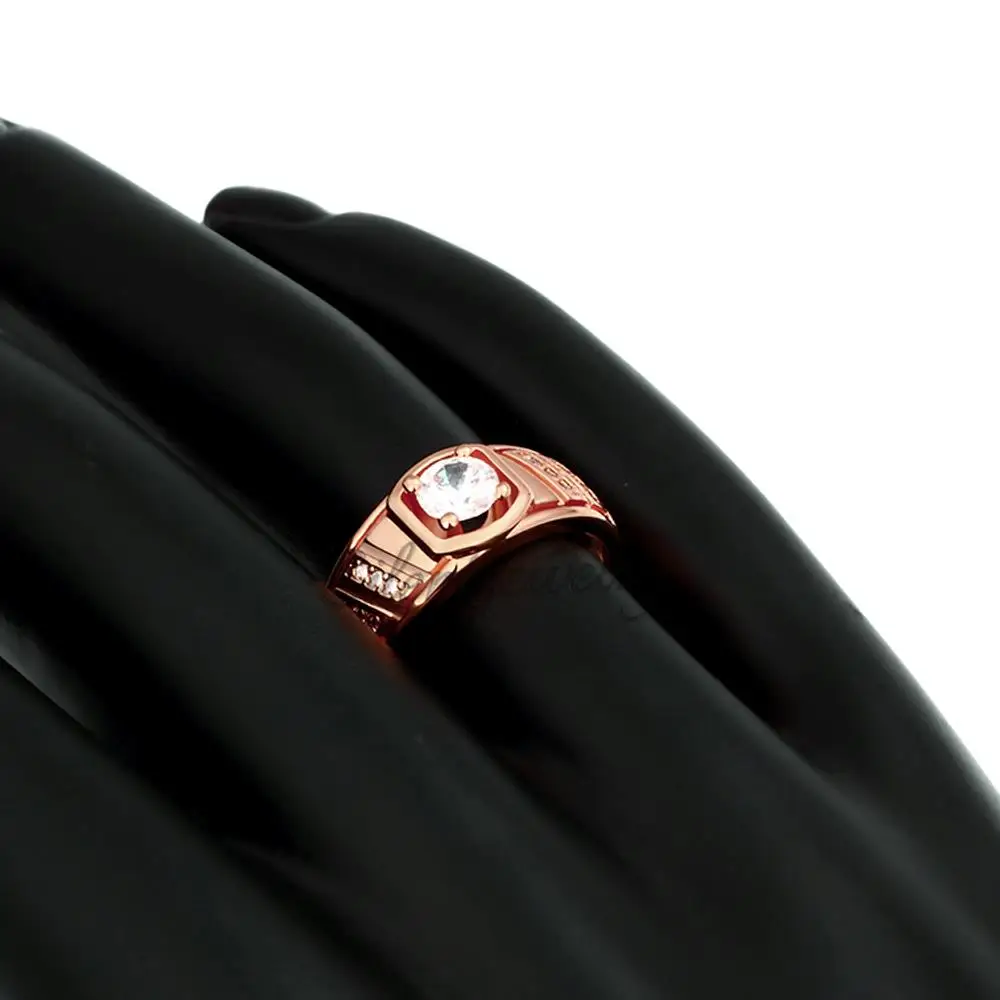 R127-B-8 High Quality Nickle Free Antiallergic New Fashion Jewelry 18K Plated zircon Ring | Украшения и аксессуары