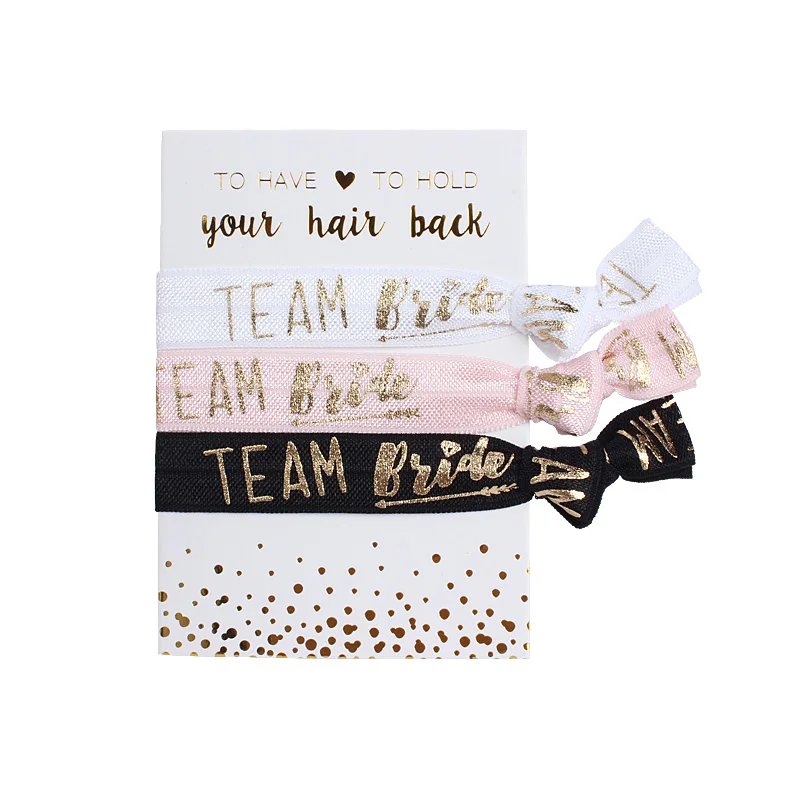 Нежные плетеные резинки для волос из фольги с металлическим принтом модные