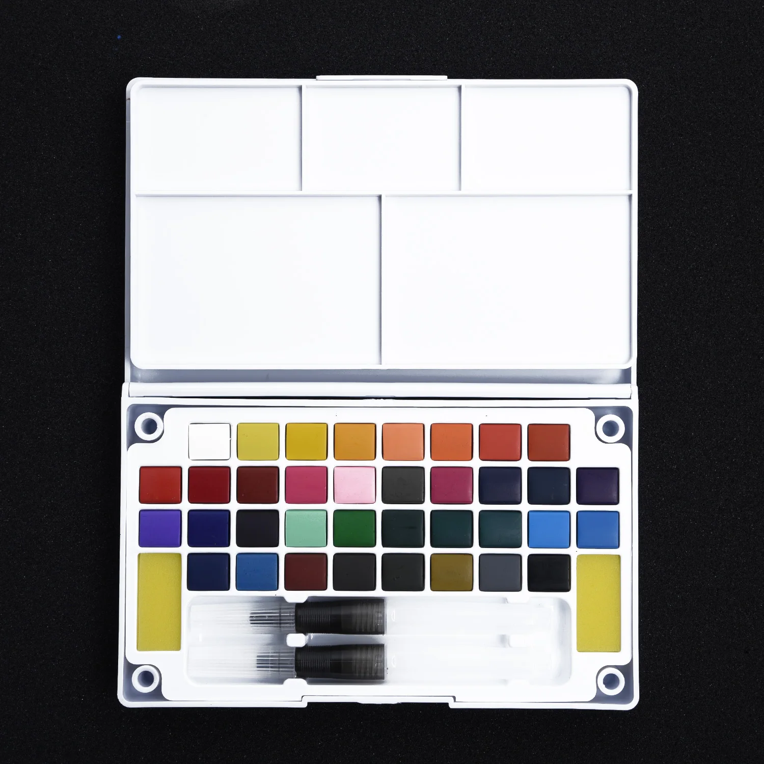 Набор акварельных красок для художника цветные пигменты рисования с коробкой