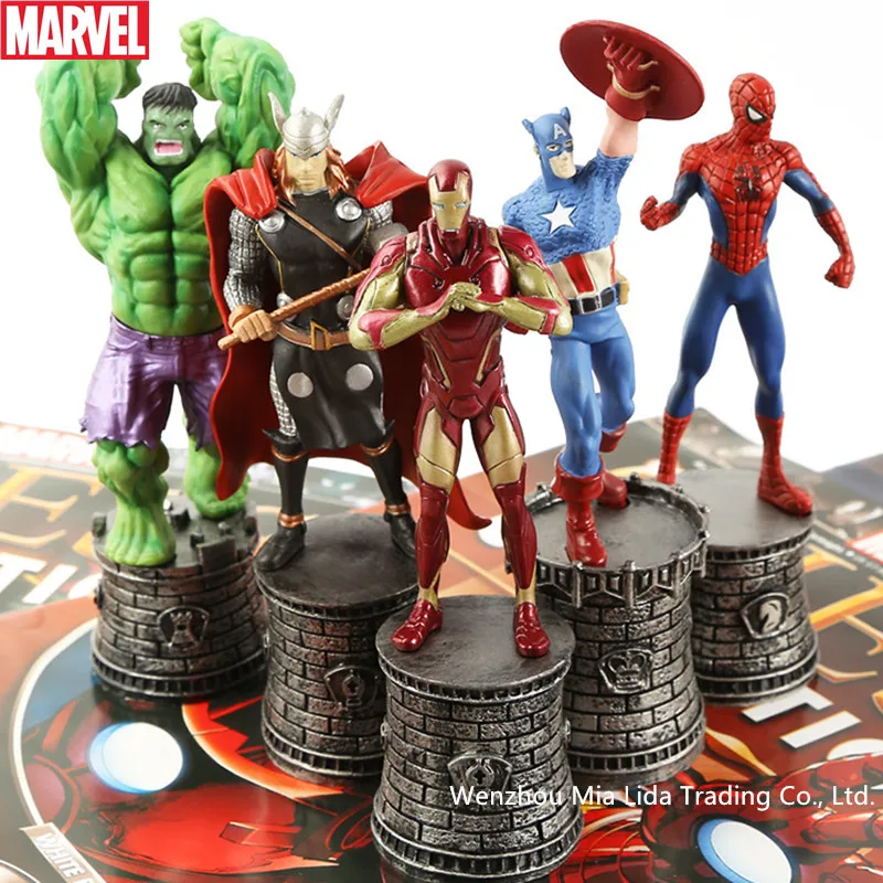 Hasbro Marvel 5 шт. международные Шахматные украшения зеленый гигантский Железный