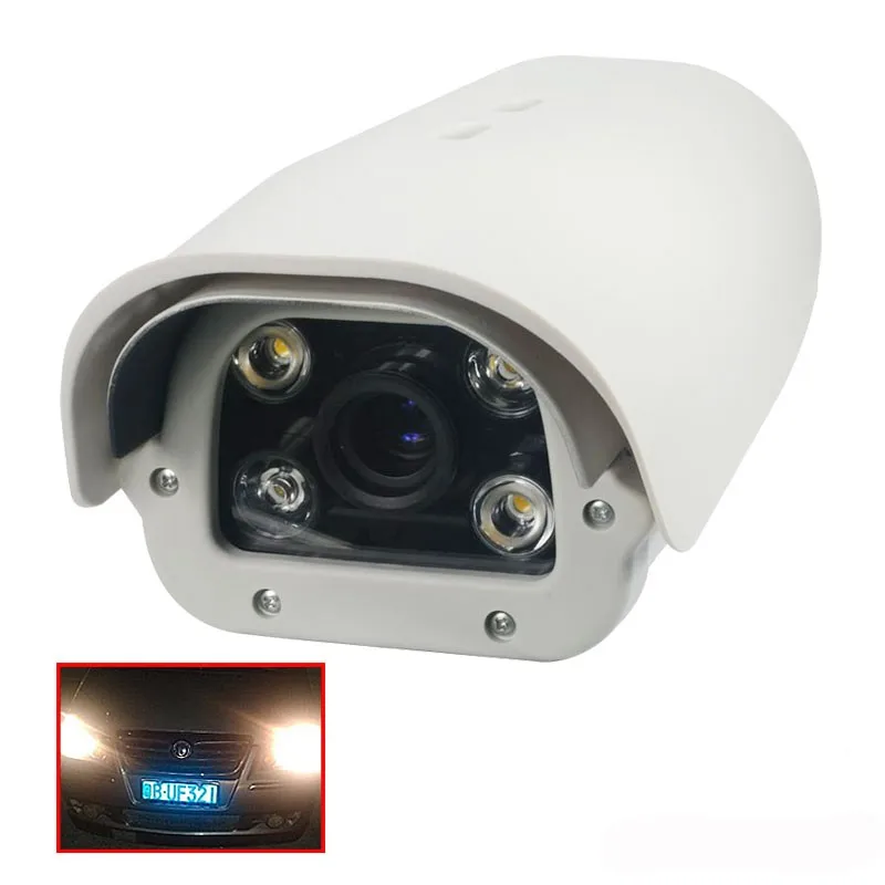License Plate IP Network Camera Sony 2.24 MP With POE Built In 5-50mm lens 3MP 