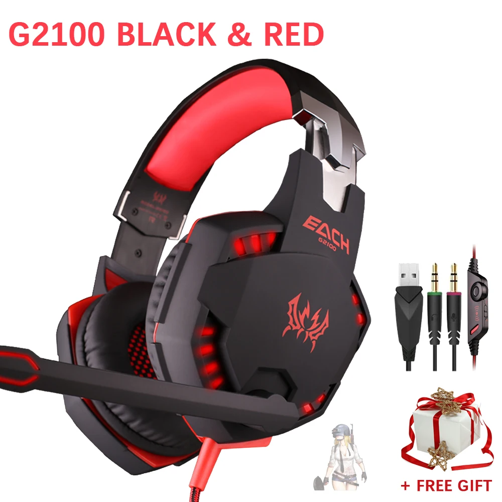 G2100 игровая стереогарнитура Для PS4 ПК Xbox один контроллер Шум отмена за наушники с