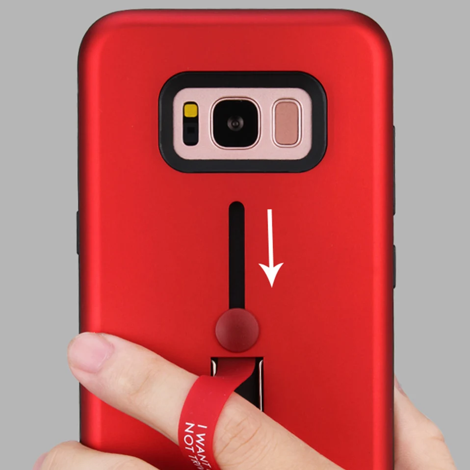 TPU+PC Invisible Ring Button For Samsng A320 A520 A720 Case Shock Absorption Samsung A6 A8 2018 PLUS |