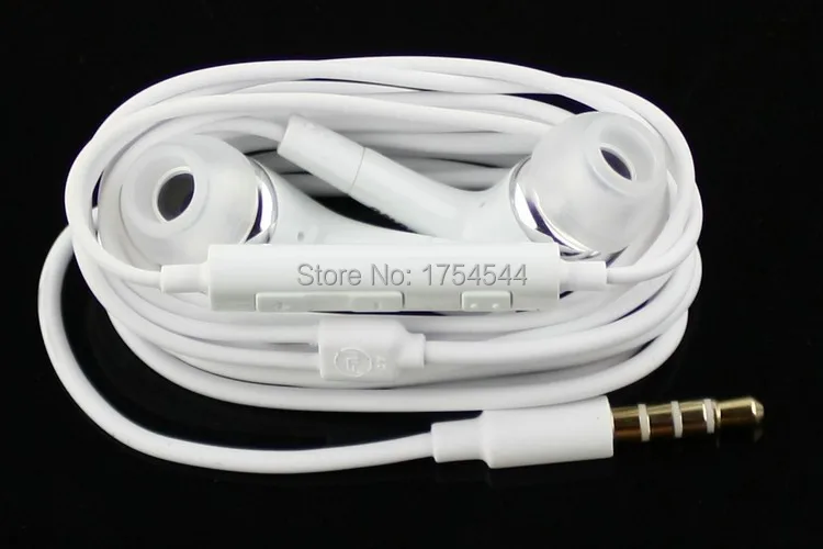 Wholesale High Quality3.5mm in-ear headphones headsets earphones for IPHONE 3 4 4s 5 5s with Mic ipad 2 mini mp3 mp4 | Компьютеры и