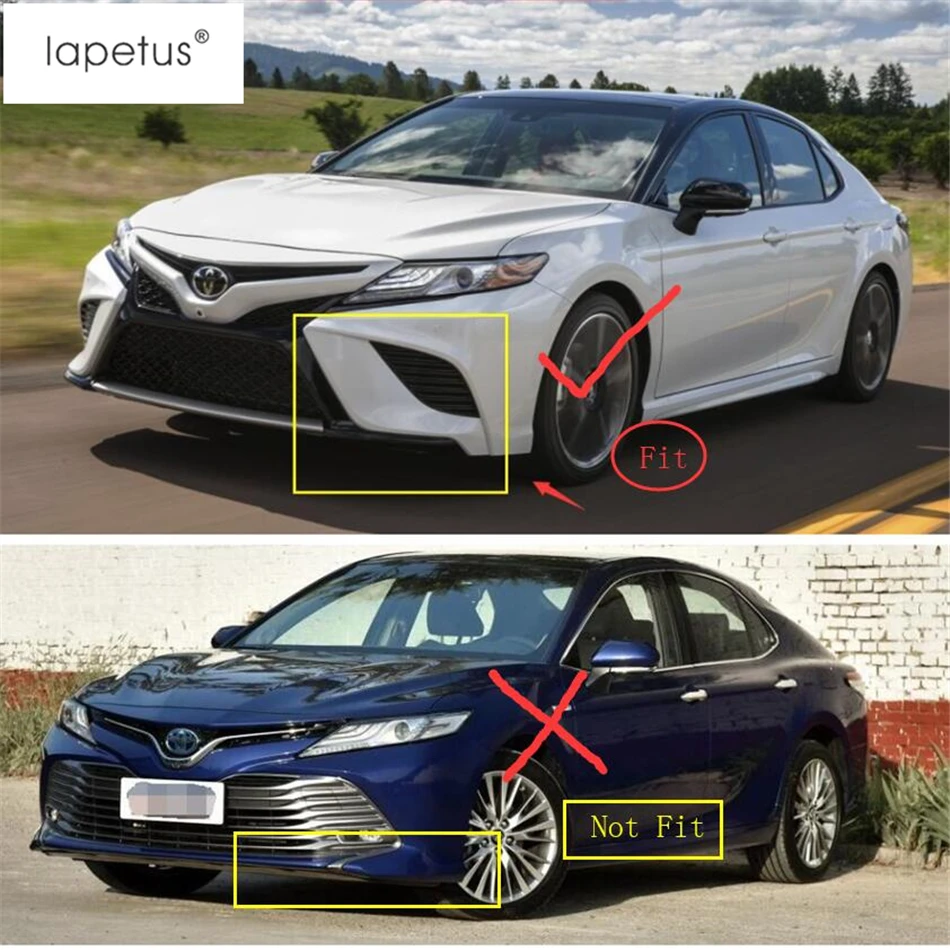 Аксессуары Lapetus подходят для Toyota Camry 2018 2021 ABS передняя головка бампера нижняя
