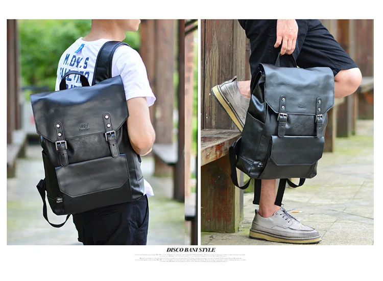 Модный мужской рюкзак Mochila, Новое поступление, высококачественный рюкзак из искусственной кожи, старинный стиль, высокое качество изготовления, Студенческая сумка, школьный ранец