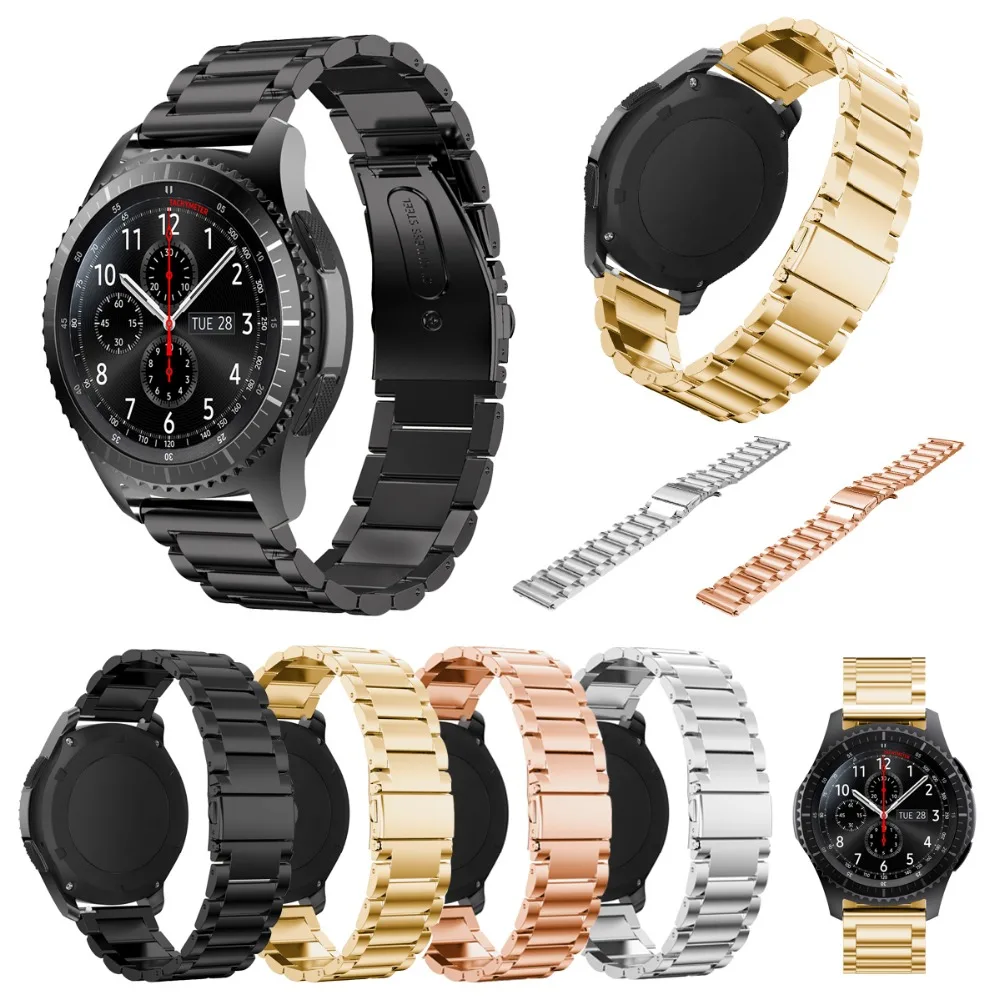 

OULUCCI Stainless Steel Watch Band for Samsung Gear S3 Frontier Strap for Gear S3 Classic Smart Watch Bracelet with Adjust Tool