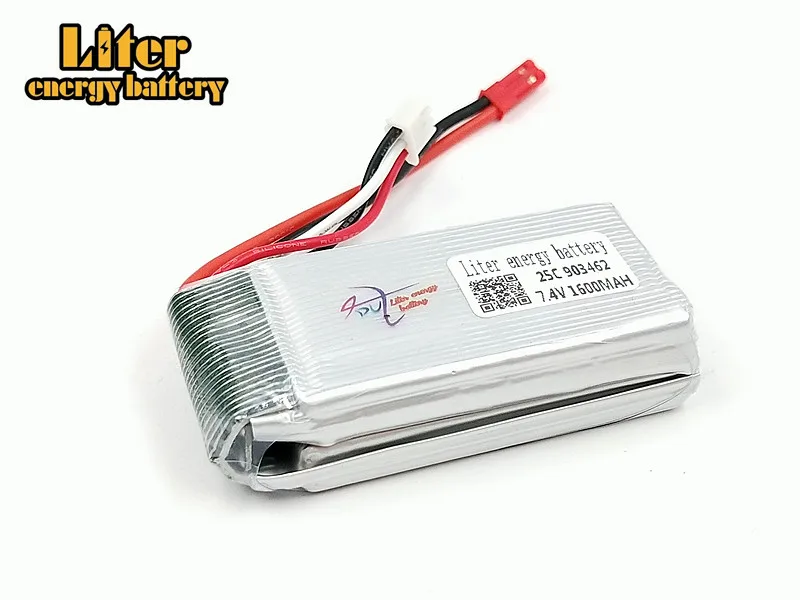 20 шт. 7 4 В 1600 мАч литиевые WLtoys V913 L959 L202 дней Yi TY923 Huajun HJ817 HJ816 903462 25c|Перезаряжаемые