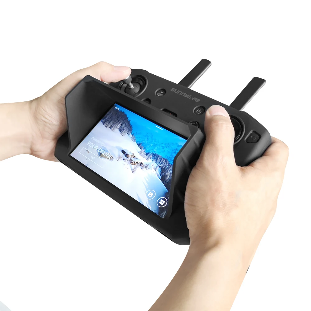 Silicone Protective Cover With Sunhood Durable Shockproof Skin Case for DJI Mavic 2 Smart Remote Controller | Электроника