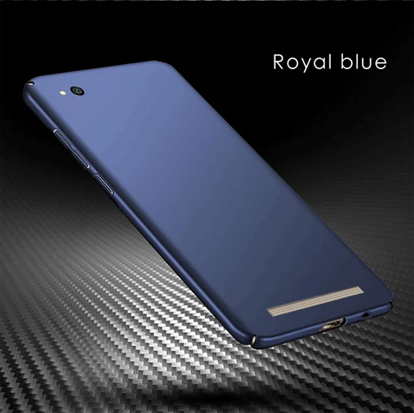 Жесткий пластиковый Чехол для Xiaomi Redmi 4A 5A Роскошный Матовый ультратонкий чехол