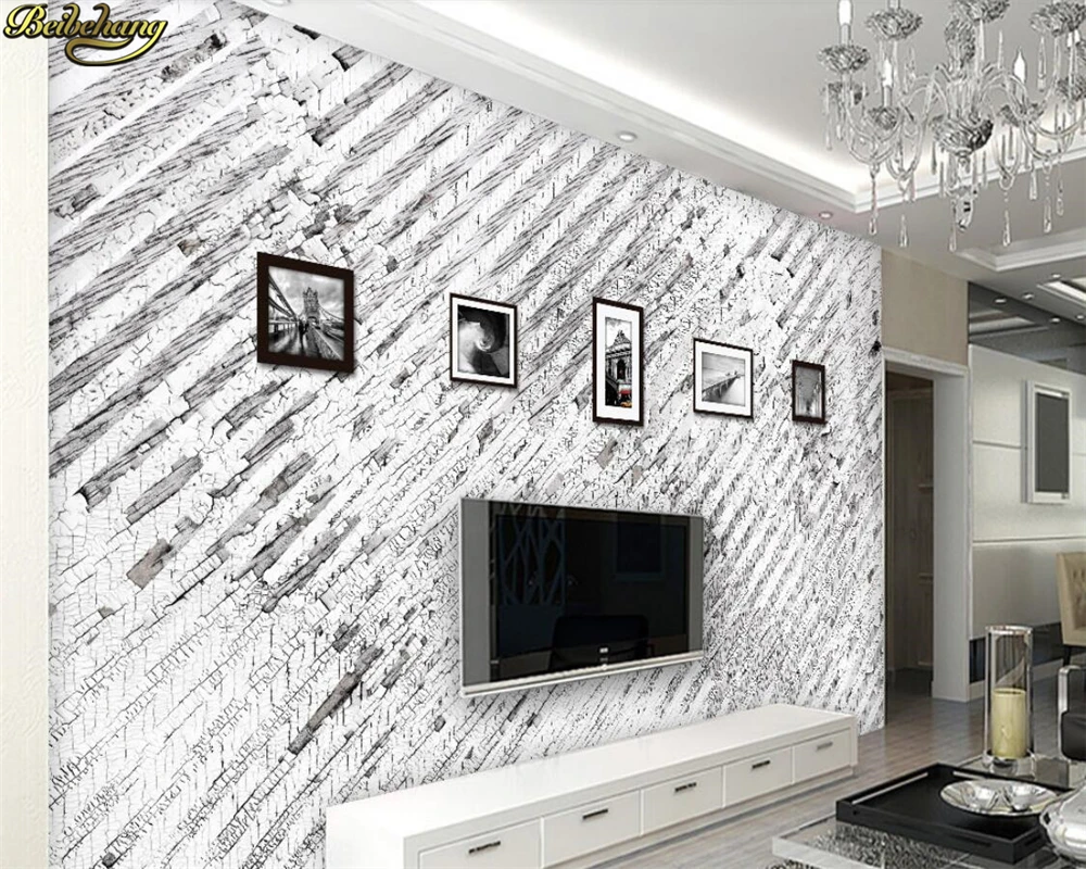 beibehang Custom Photo Wallpaper Large Mural Simple European White Birch Tree Frame Sofa Art Wall papel de parede | Обустройство дома