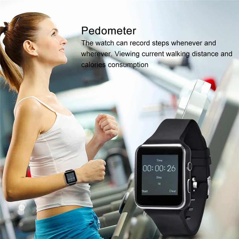 X6 Bluetooth Smart часы Поддержка sim карта TF Whatsapp Facebook с Камера Smartwatch Для мужчин наручные
