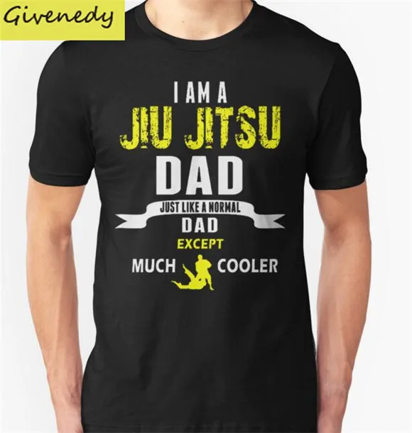 2016 новый стиль С Коротким Рукавом Прохладный я джиу-джитсу папа Мультфильм