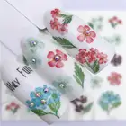 1 лист летней серии наклейки для ногтей с цветочным фруктовым узором переводная наклейка украшение для ногтей