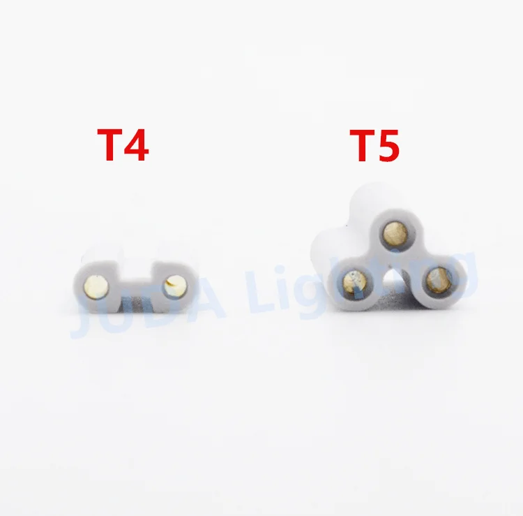 Светодиодный трубный разъем T4 T5 штекер и гнездо двойной флуоресцентная трубка
