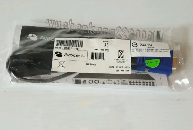 Интерфейсный модуль сервера KVM DSRIQ-USB, интерфейсный модуль Avocent