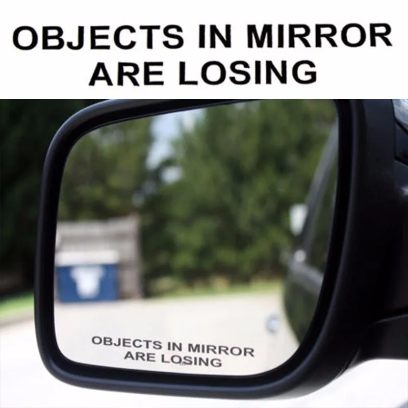 Автомобильный Стайлинг словесные предметы в зеркале теряют набор автомобильных