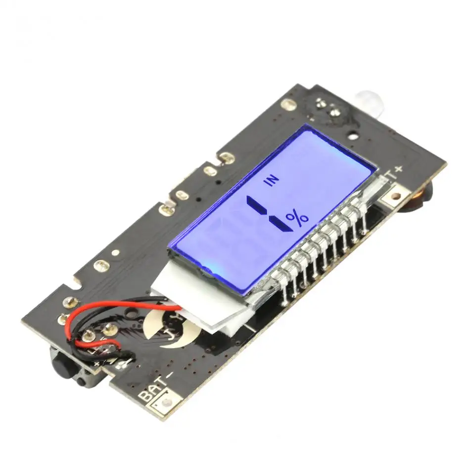 Два порта USB 5V 1A 2.1A USB Мощность банка 18650 Литий Батарея Зарядное устройство борту модуль цифровой печатной платы для телефона DIY светодиодный ЖК-дисплей зарядная Модульная плата
