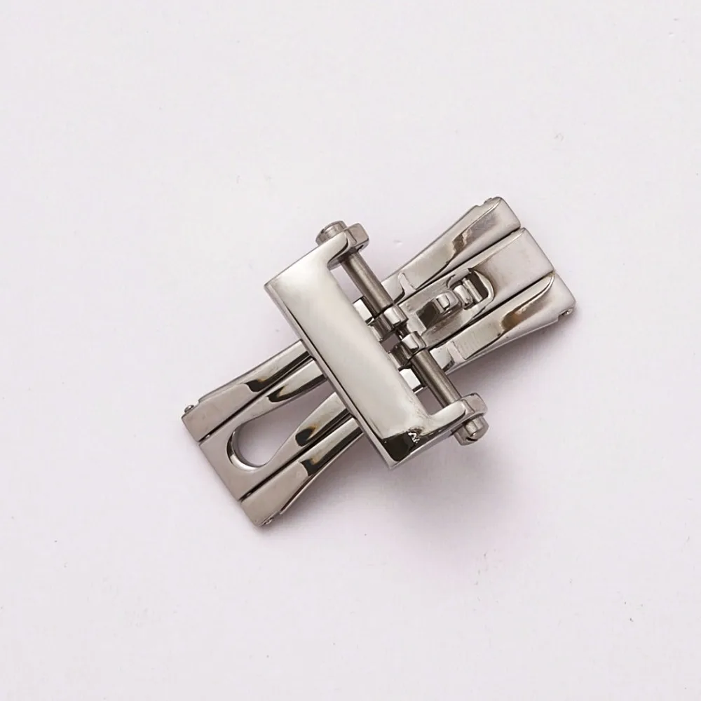 Plus Strap Stainless Steel Watchband Deployment Butterfly Buckle Folding Clasp for Watches Accessories 20 22 mm | Наручные часы