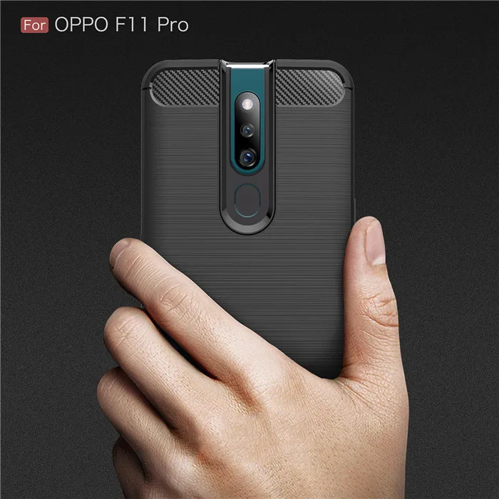 Для Oppo F11 Pro чехол матовый ТПУ силиконовый бампер защитный задний для F11Pro