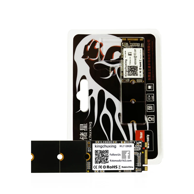 Kingchuxing SSD M2 128GB 2280 2260 ngff sata Ноутбук Настольный ультратонкий внутренний игровой Экстремальный твердотельный диск жесткий диск