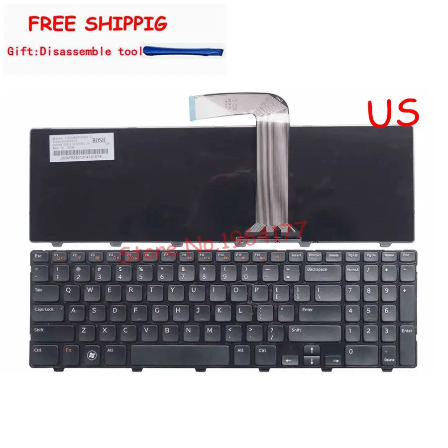 Клавиатура для ноутбука Dell Inspiron 15R N5110 M5110 N 5110 английская|Клавиатуры замены| |