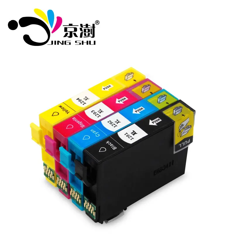 4 шт. совместимый чернильный картридж T1291 T1292 T1293 T1294 для Epson SX420W 425W 525WD 620FW BX305F 305FW 625FWD