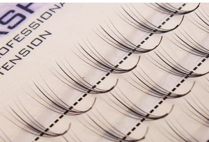 Высокое качество Pteris облачные волосы 5D норковые ресницы плоские волосы отдельные накладные ресницы наращивание Толстые Поддельные ресницы 8 мм до 13 мм