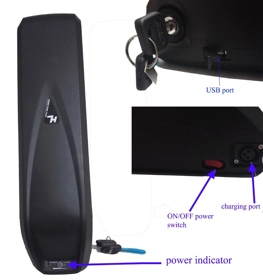 ЕС нет налога eBike аккумулятор Электрический e велосипед 36 В 48 батарея 10Ah 13Ah 15Ah 16Ah