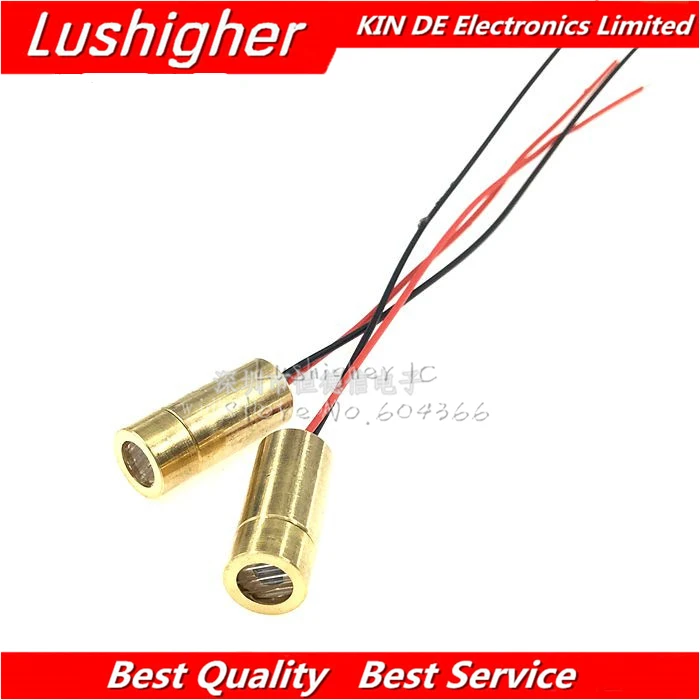 

100pcs 5V 650nm 5mW Laser Red Dot Module Red Laser Sight Diode Laser Pointer