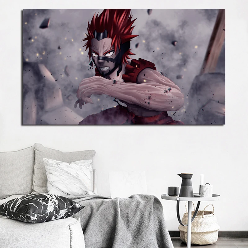 Eijiro Kirishima My Hero academic настенные художественные плакаты с принтами картины на стену