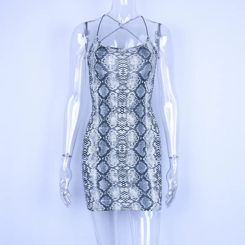 Сексуальное облегающее платье с открытой спиной Осеннее модное Клубное