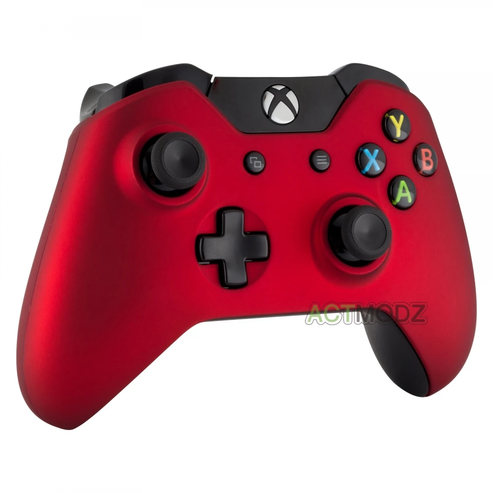 Топ корпус оболочки Лицевая панель запасные части и панели для Xbox One контроллер Soft Touch красный