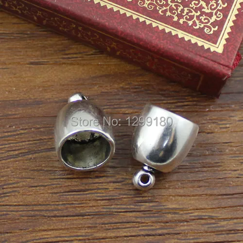 Обжимные наконечники для шнура 50 шт./лот зажима ожерелий и браслетов зажимы