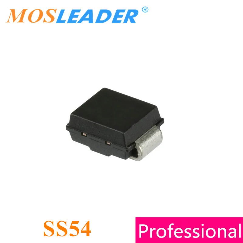 Mosleader SS54 SMB 1000 шт DO214AA 5A 40V Schottky ВЫПРЯМИТЕЛЬ SR540 SB540 Сделано в Китае высокое