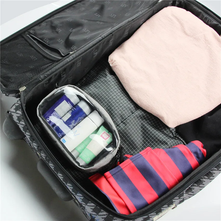 Micom Makeup Toiletries Bag Clear TSA Approved Carry-on Travel Packing Organizers Accessories Wash Pouch with Hook | Багаж и сумки