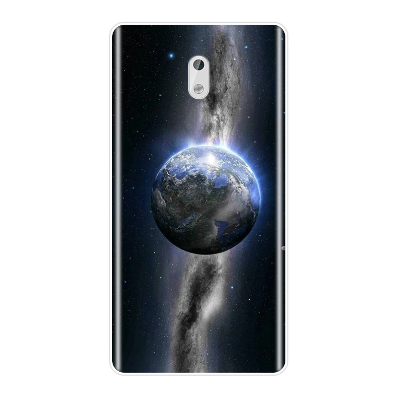 Задняя крышка из ТПУ для Nokia 1 2 3 5 6 8 космический синий звезда мужской крутой