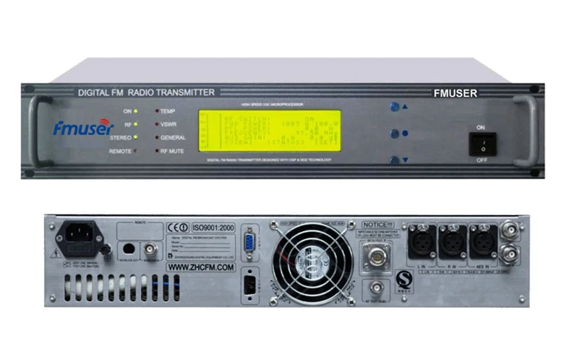 Бесплатная доставка FMUSER czh618f-30w 2u Профессиональный fm-передатчик cd-качество