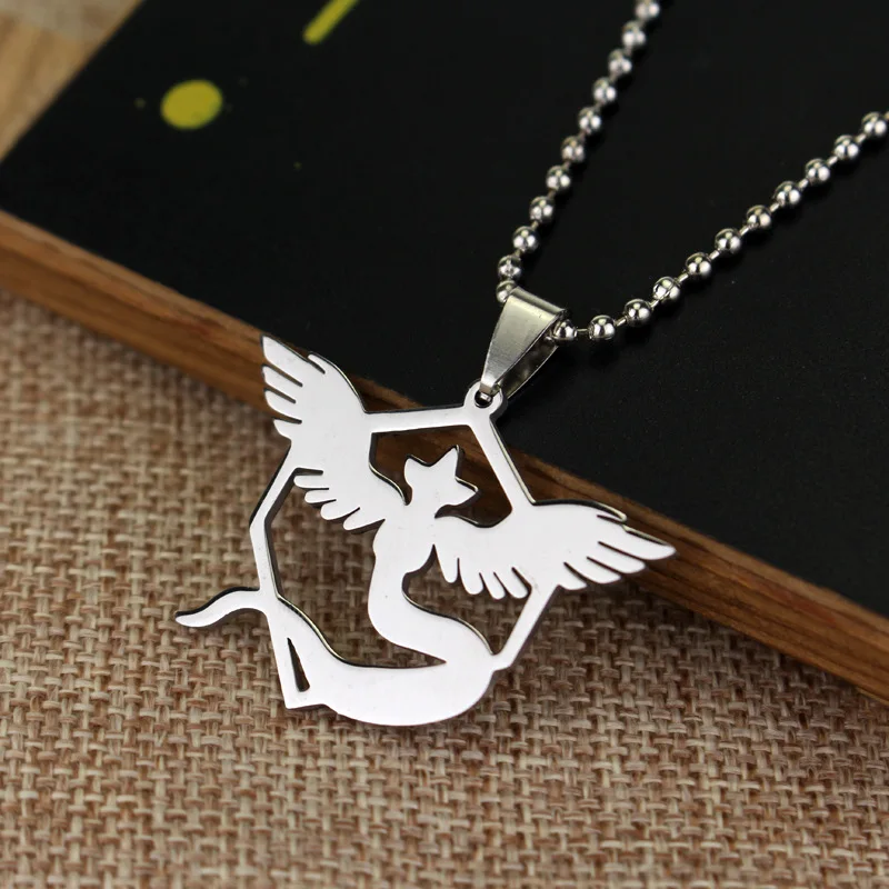 Hot style Pokemon Go elves baby three camps symbol stainless steel necklace pendant | Украшения и аксессуары